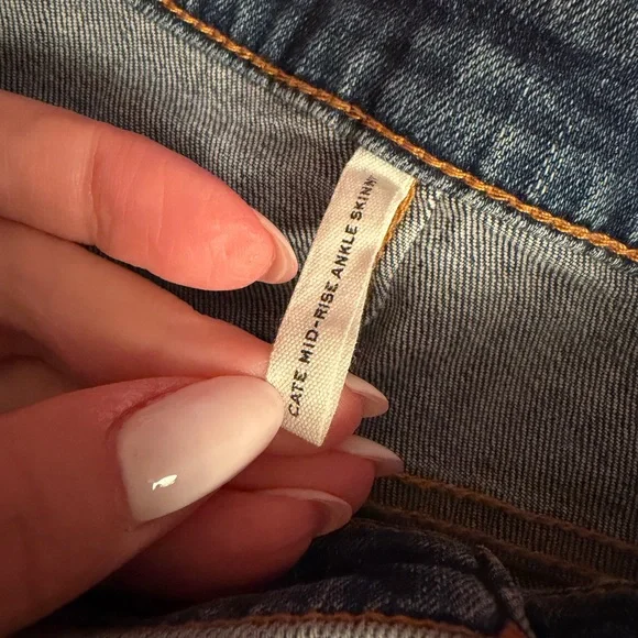 Rag & Bone cate mid-Rise skinny Jeans - Medium Blue - Picture 6 of 6